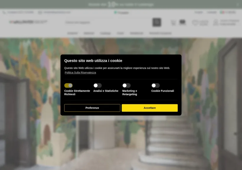Schermata della pagina offerta di WallpaperDream