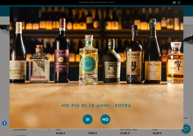Schermata della pagina offerta di Dispensa 