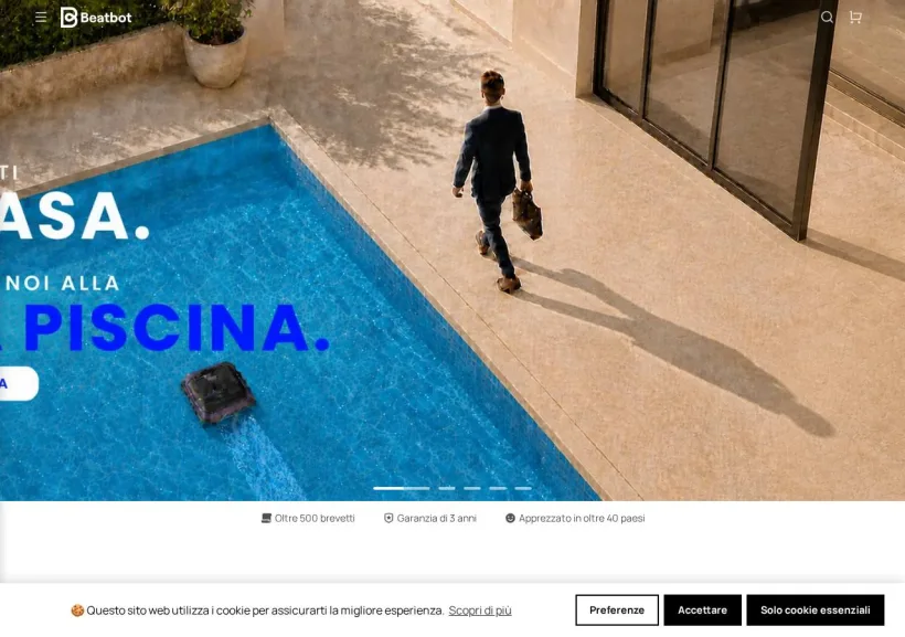 Schermata della pagina offerta di Beatbot