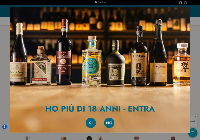 Schermata della pagina offerta di Dispensa 