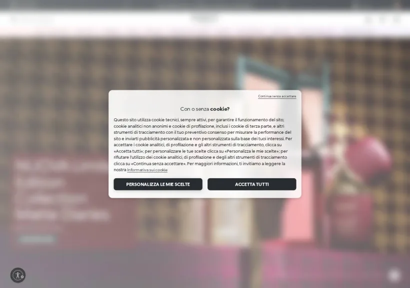 Schermata della pagina offerta di Kiko