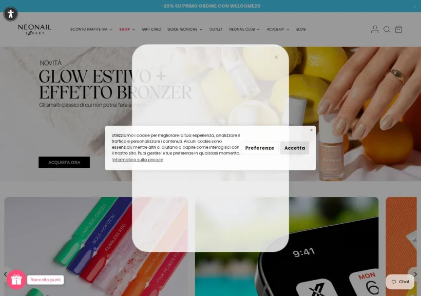 Schermata della pagina offerta di Neonail Expert