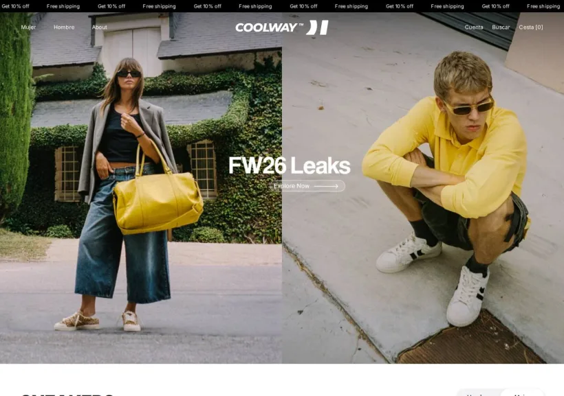 Schermata della pagina offerta di Coolway