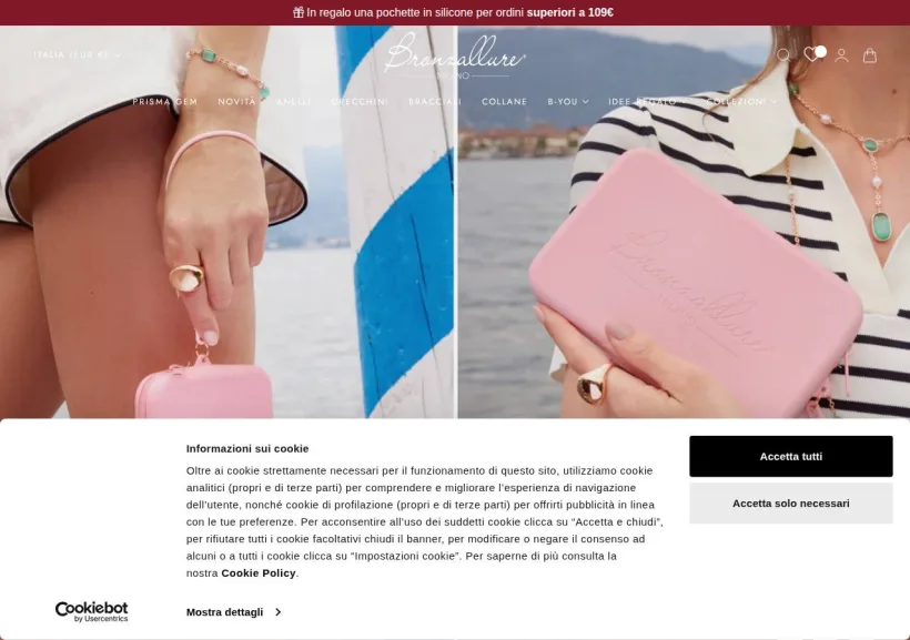 Schermata della pagina offerta di Bronzallure 
