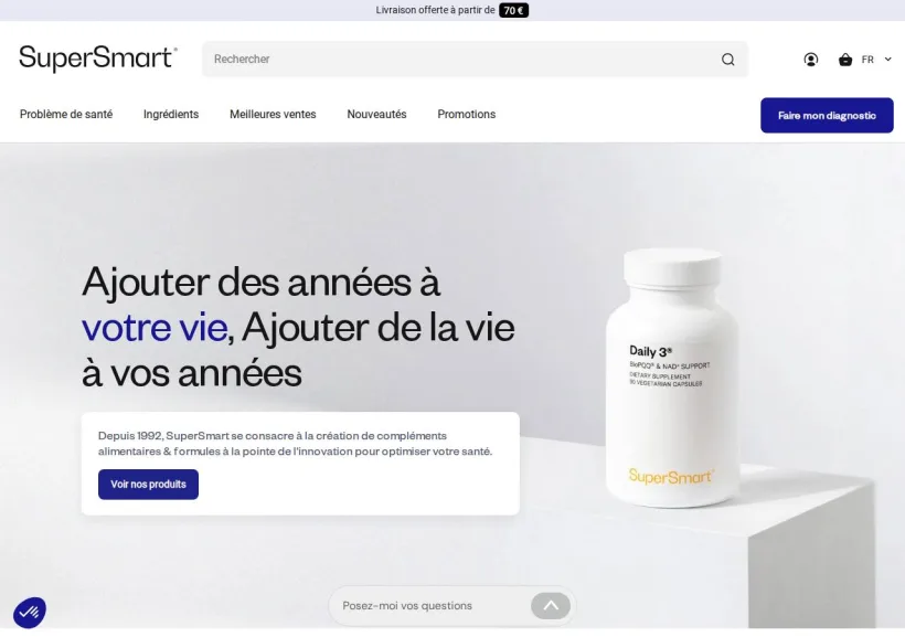 Schermata della pagina offerta di SuperSmart