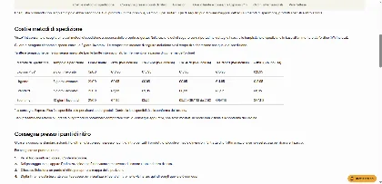 Costi di spedizione
