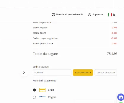 Test al checkout