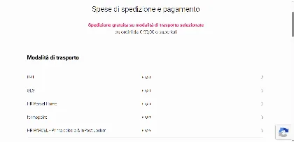 Costi di spedizione