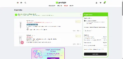 Test al checkout