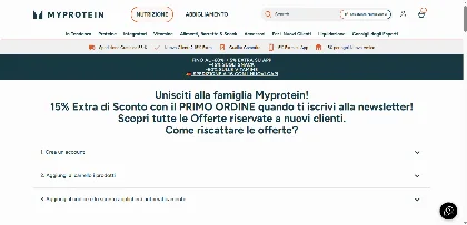 Sconto primo ordine