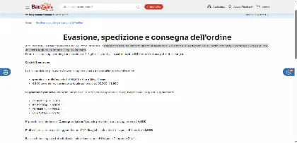 Costi di spedizione